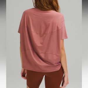 lululemon back in action spiced chai shirt size 4